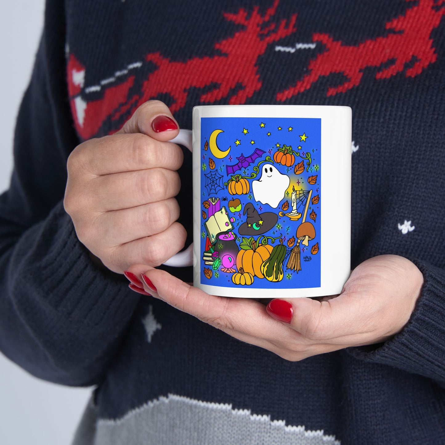 Cozy, Spooky, Clutter Magic - Ceramic Mug 11oz