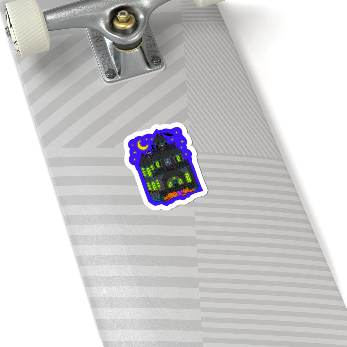 Spooky Neon House - Sticker