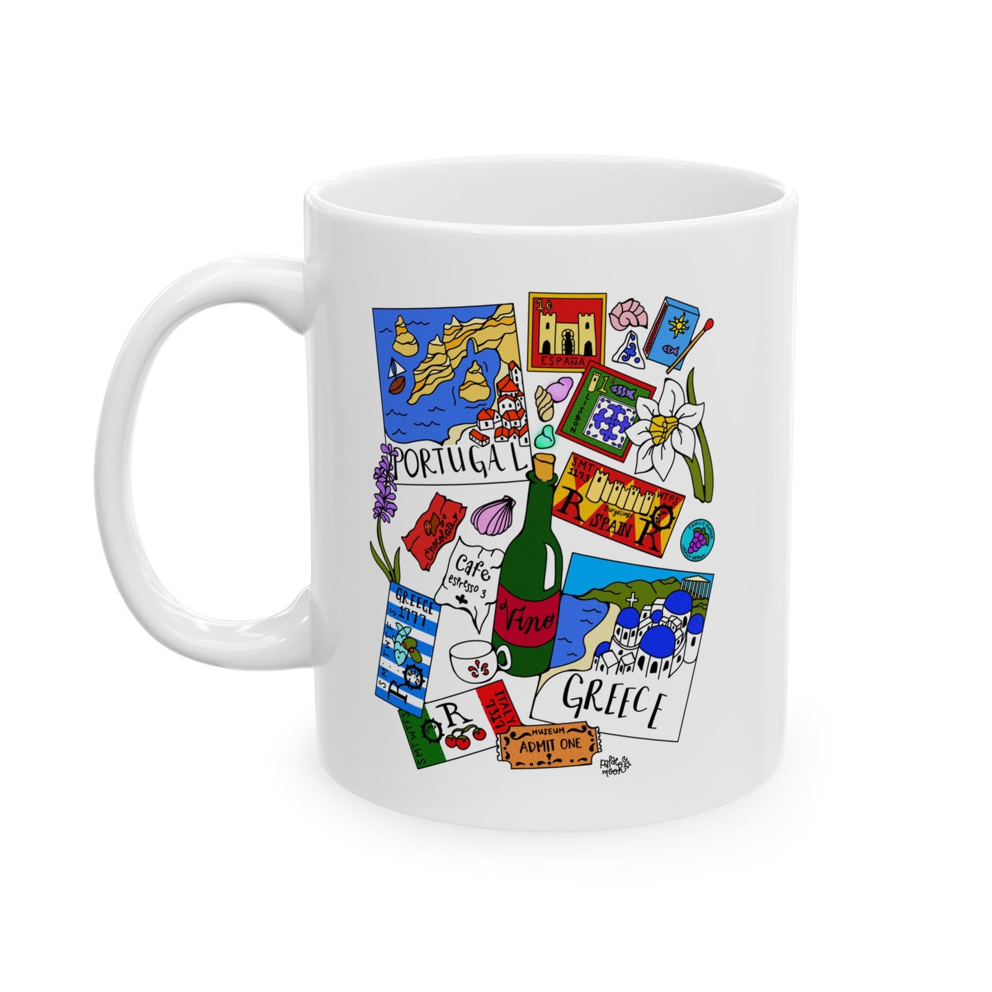 Eurosummer Travel Keepsakes - Art Challenge - Ceramic Mug