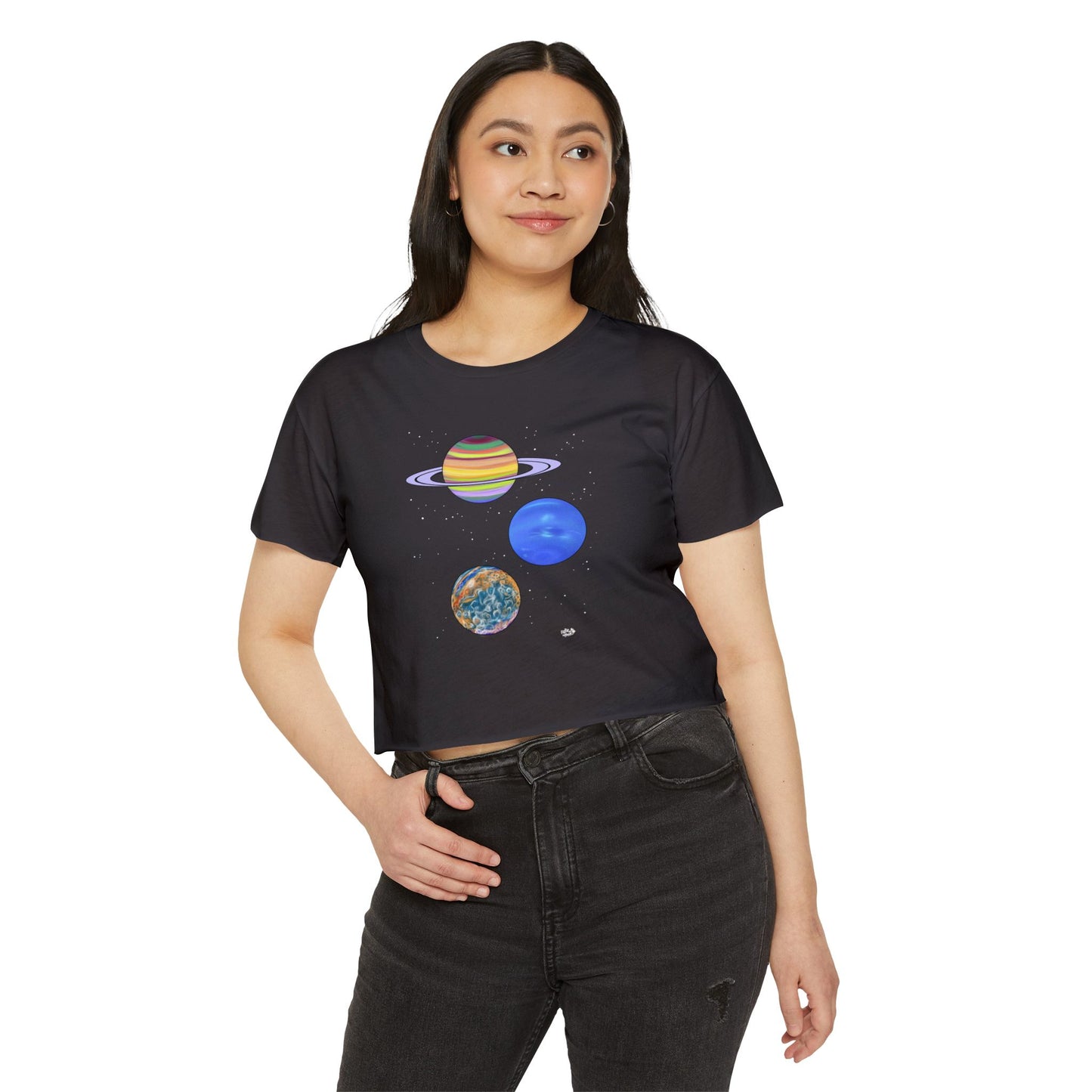 Saturn, Neptune, Jupiter - NASA - Crop Top