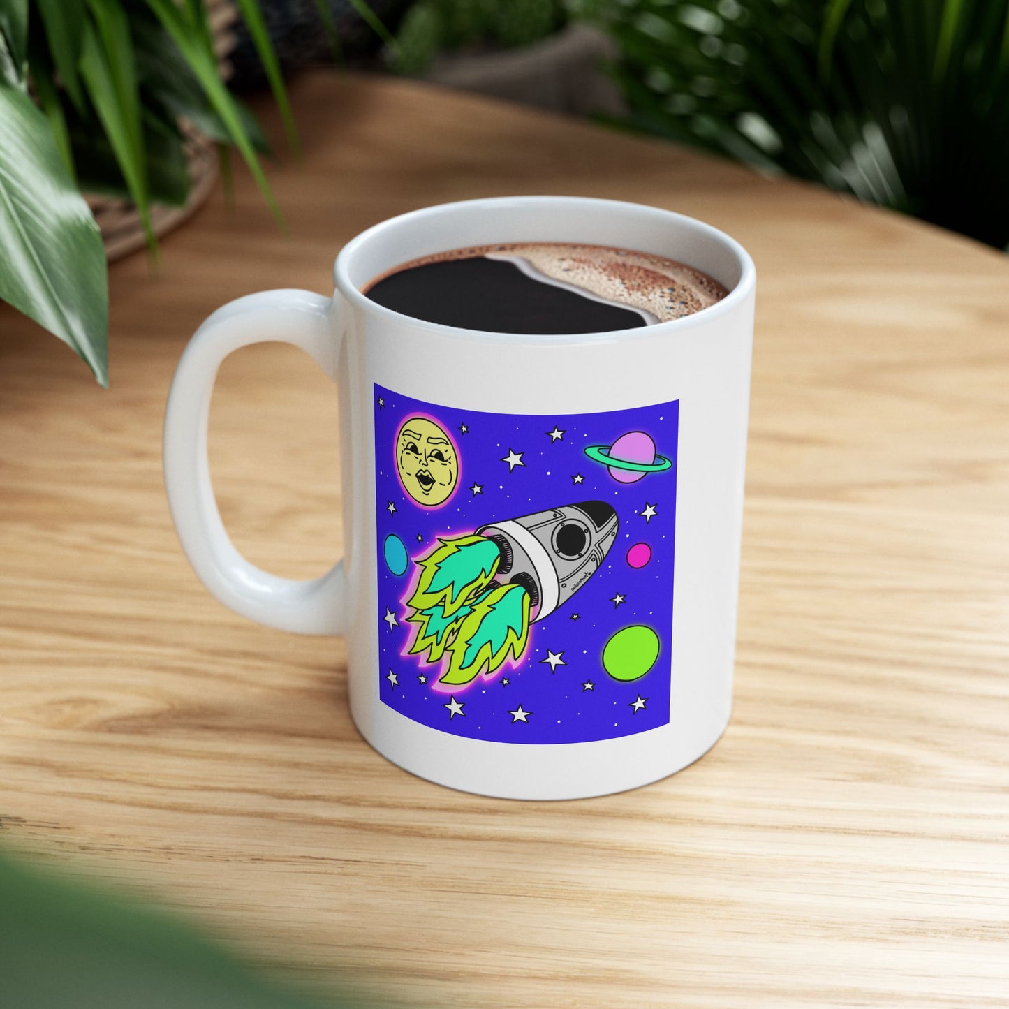 Retro Space - Mug 11oz