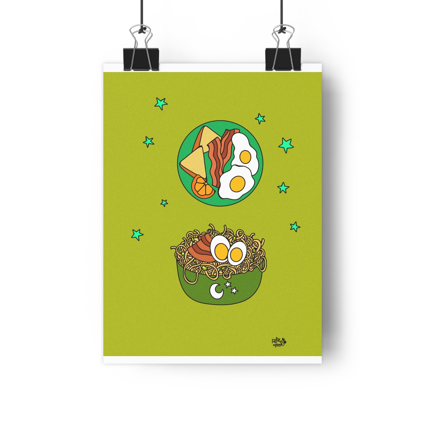Bacon & Eggs & Ramen - Giclée Art Print