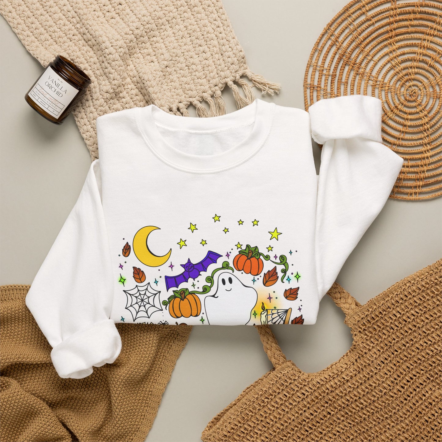 Cozy, Spooky, Clutter Magic - Crewneck Sweatshirt