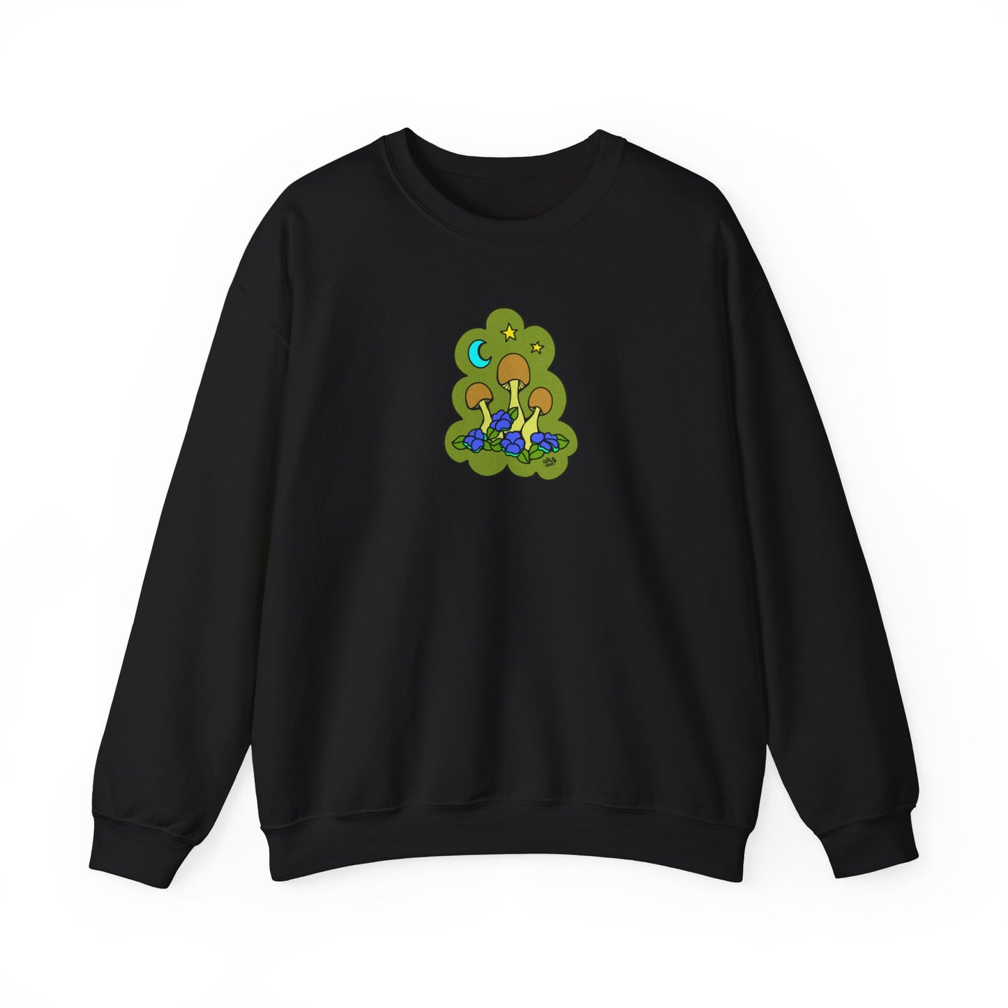 Lil Mushrooms & Flowers - Crewneck Sweater
