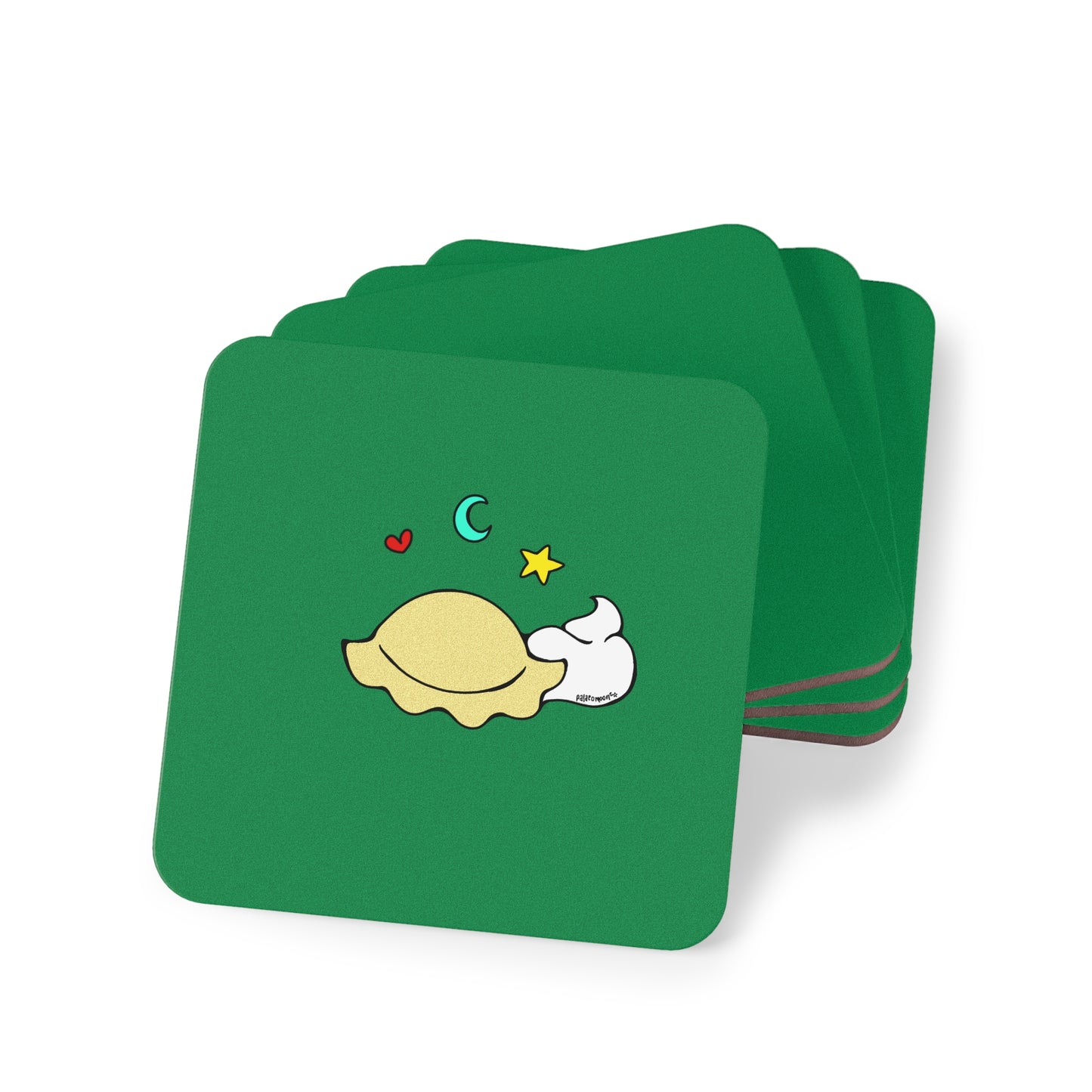 Pierogi Darling Coasters
