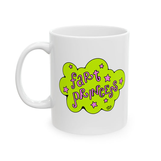 Fart Princess - White - Ceramic Mug