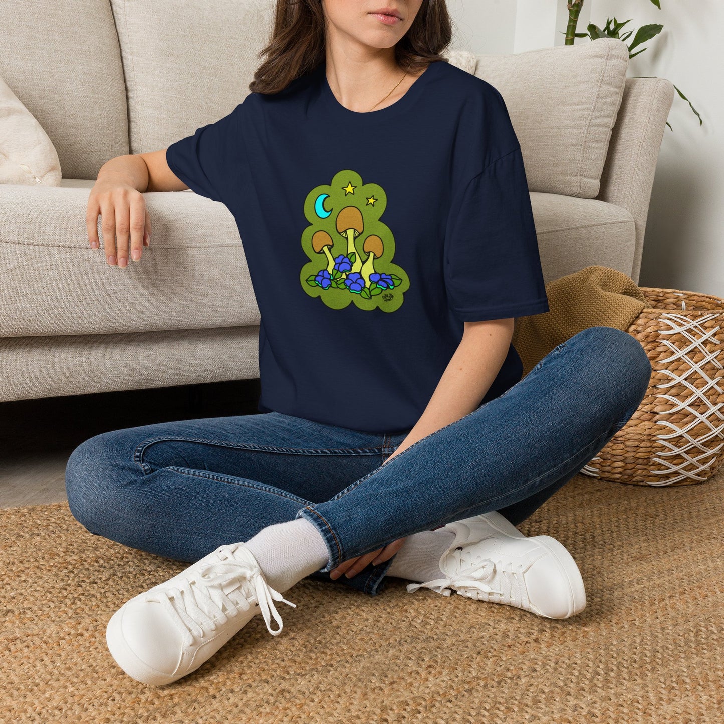 Lil Mushrooms & Flowers - T-Shirt