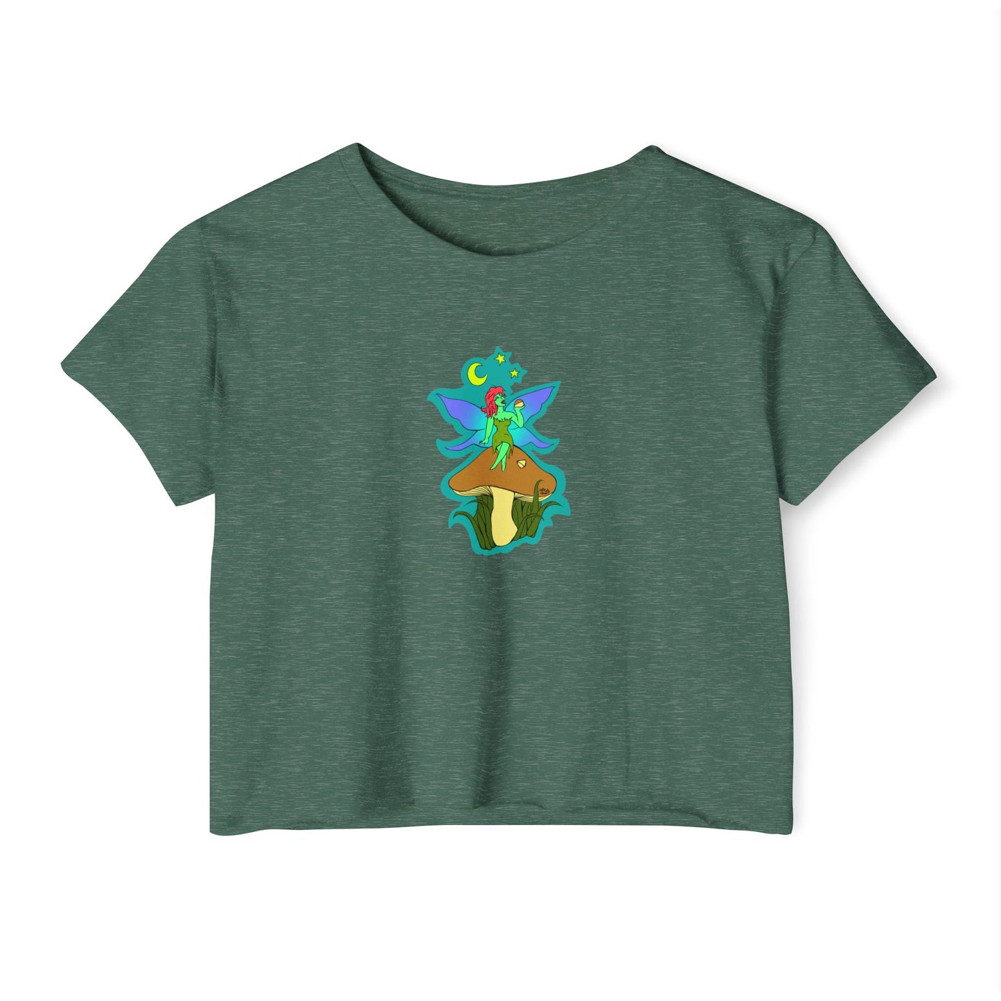 Snackin Mushroom Fairy - Crop Top