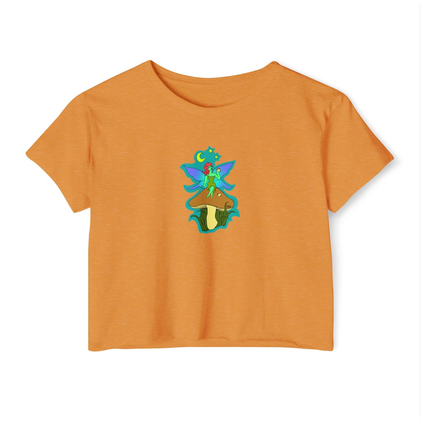 Snackin Mushroom Fairy - Crop Top