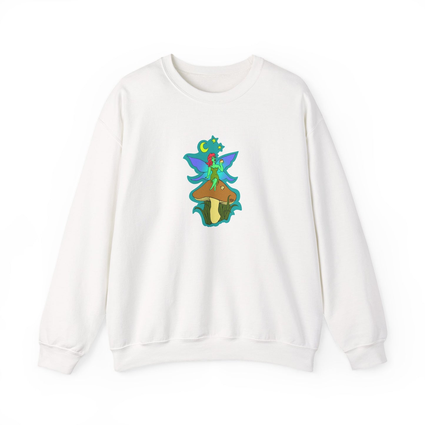 Snackin Mushroom Fairy - Crewneck Sweatshirt