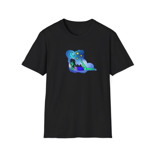Doodle Space Babe -  T-Shirt