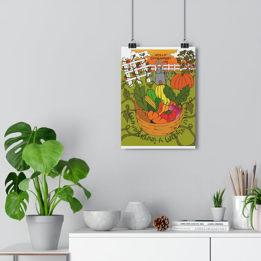 Growing Towards A Greener Future — World Environment Day — Giclée Art Print